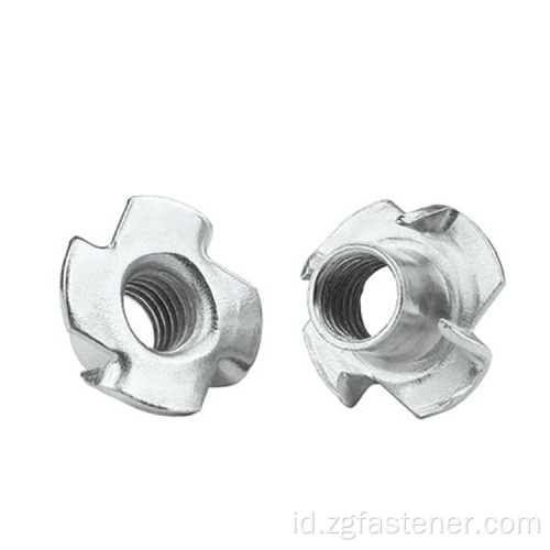 Kacang tee stainless steel dengan Pronge M4-M10